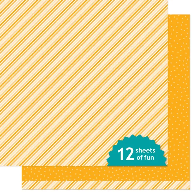 Lawn Fawn Stripes 'n Sprinkles Corn Maze LF4179 Designpapier Herbst