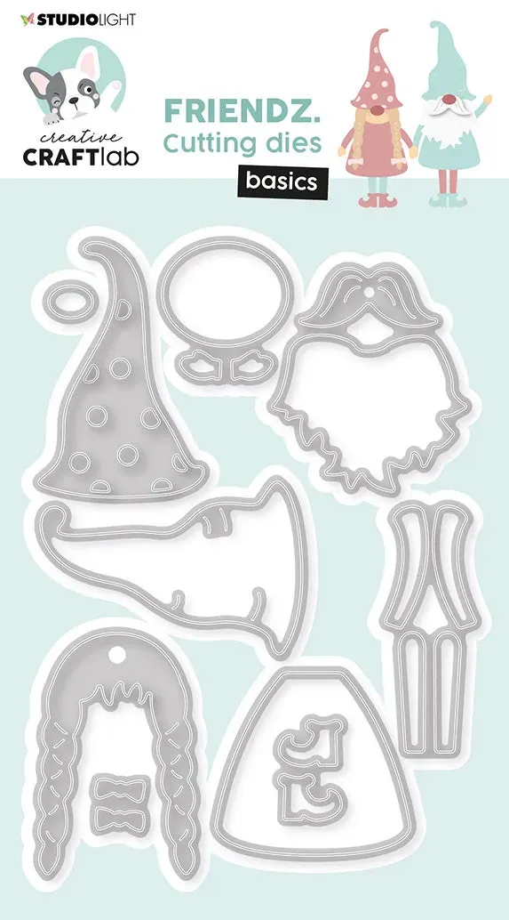 Creative Craftlab Friendz Stanzschablone Gnom