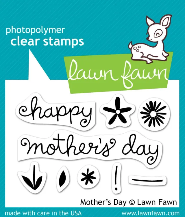 Lawn Fawn Mother's Day LF455 Clear Stamps 9-teilig Blumen