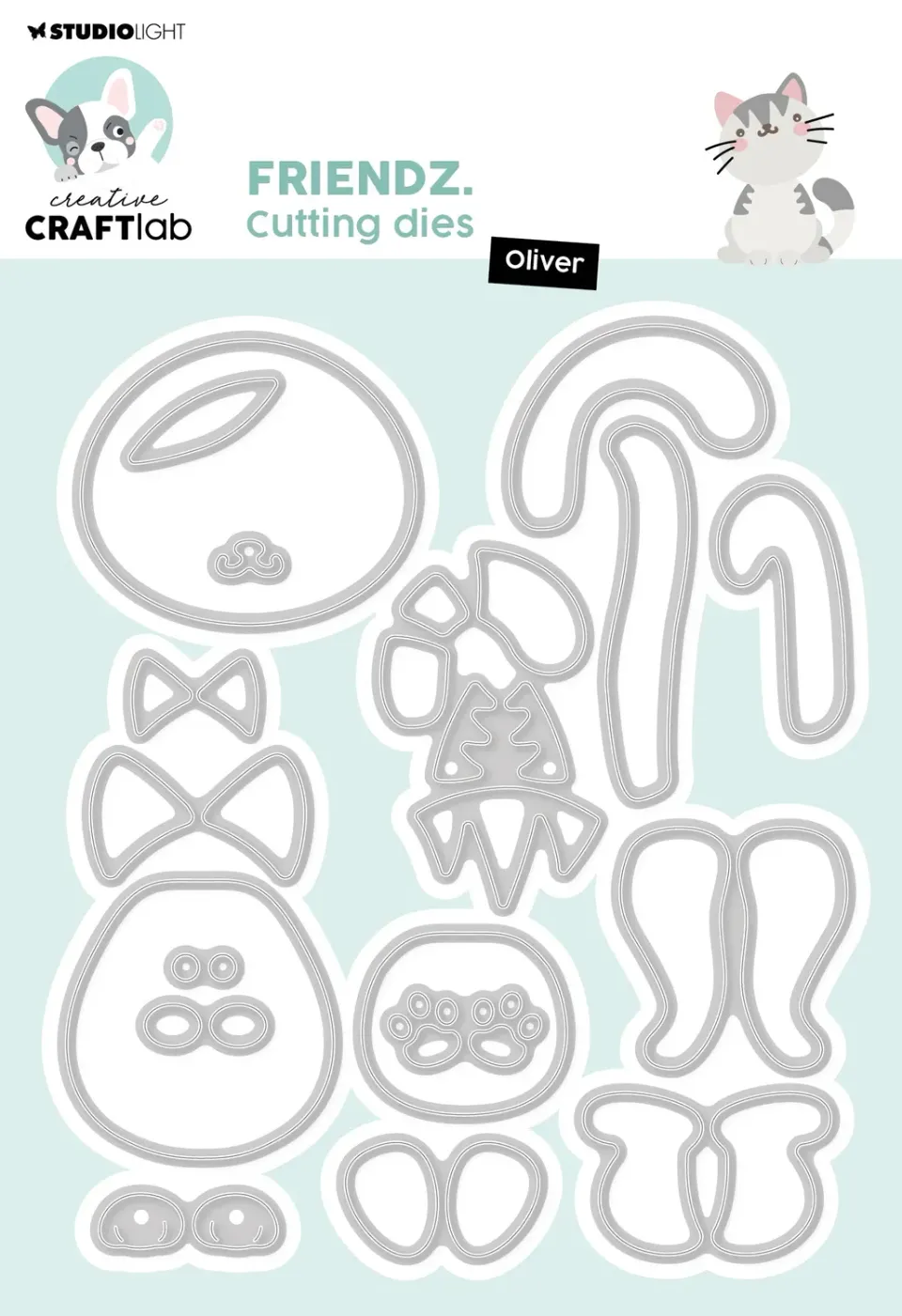 StudioLight Creative Craftlab Friendz Oliver Stanzschablone