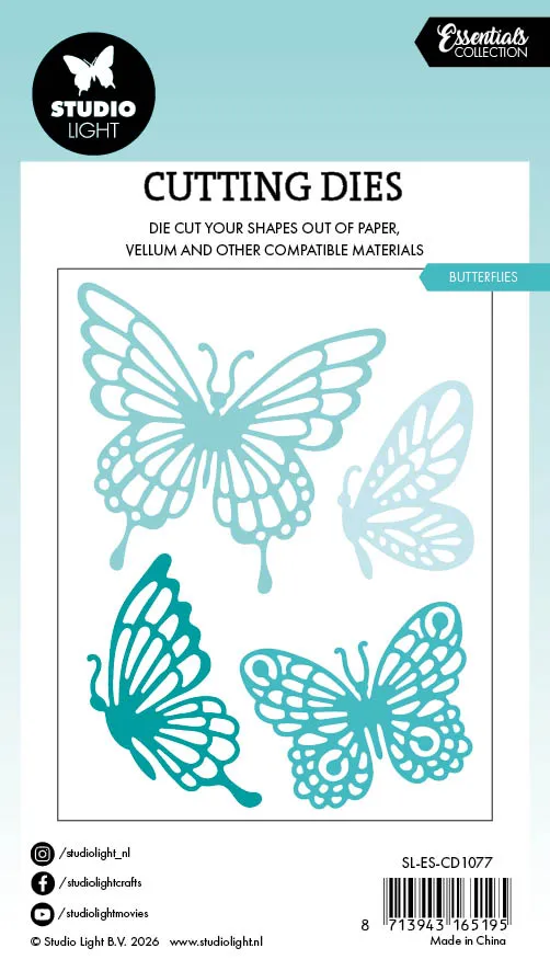 StudioLight Essentials Stanzschablone Butterflies Schmetterlinge