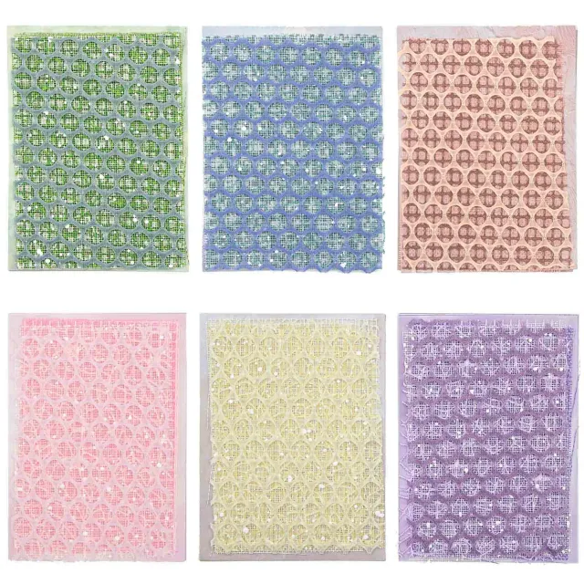 Ieebee Textured Aesthetic Scrapbookpapier 15-teilig