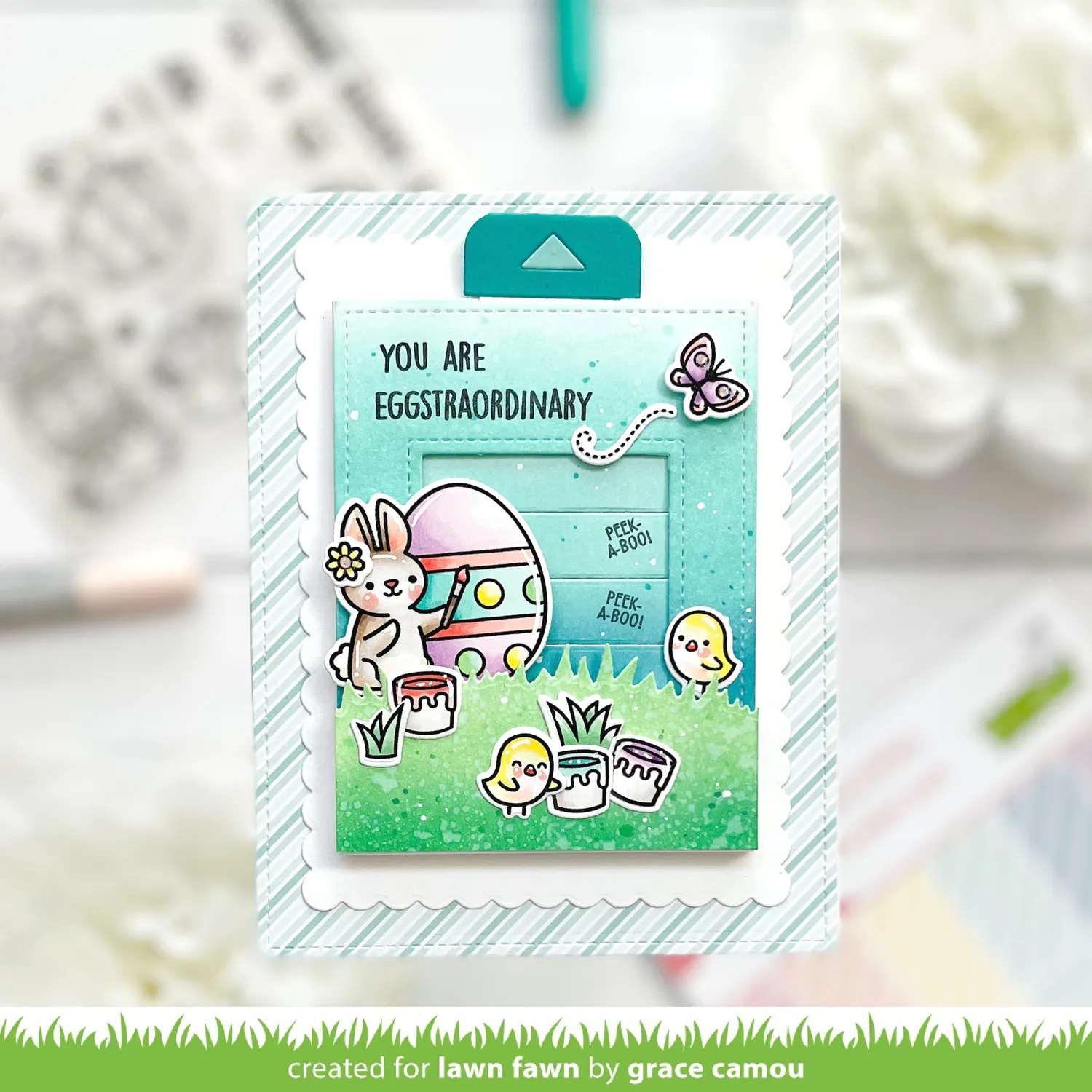 Lawn Fawn Eggstraordinary Easter Stempelset Hasen