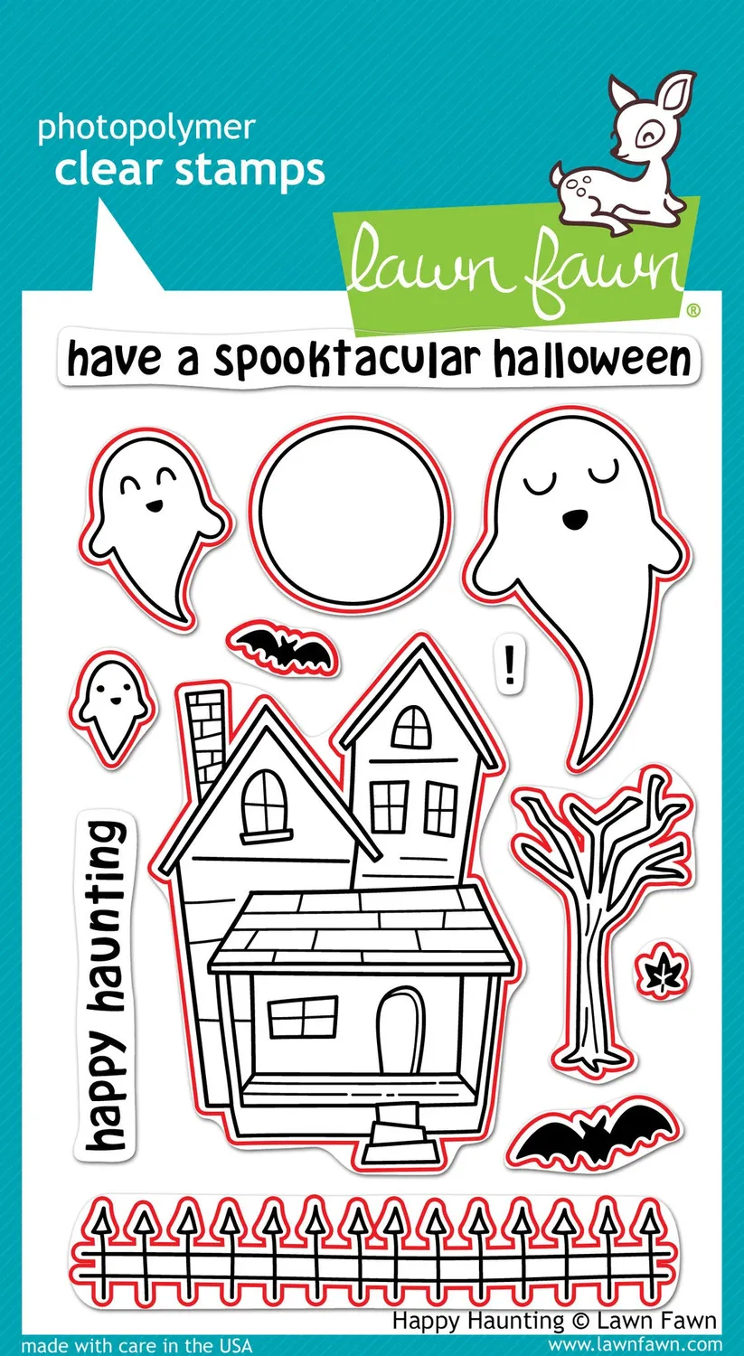 Lawn Fawn Lawn Cuts Happy Haunting Stanzschablonen Halloween