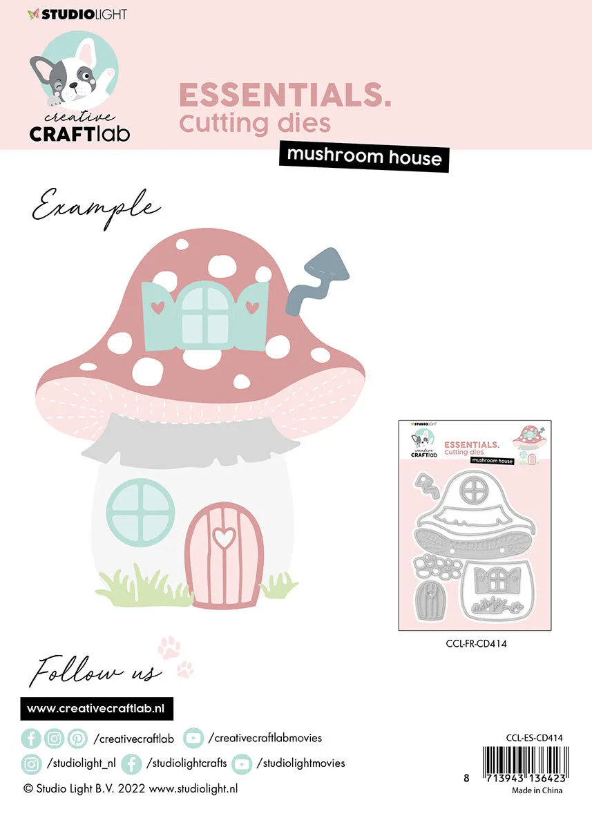 StudioLight Creative Craftlab Stanzschablone Mushroom House