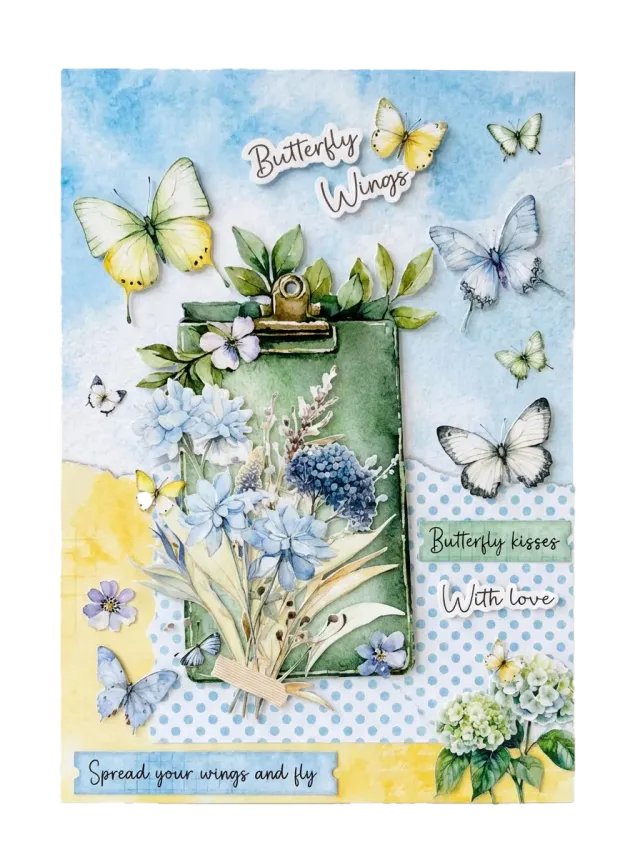 StudioLight Essentials Butterflies Die-Cut Papierblock 28 Blatt