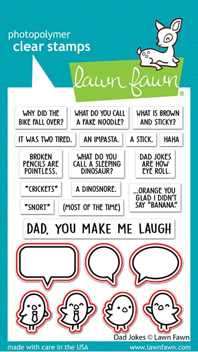 Lawn Fawn Dad Jokes Lawn Cuts Stanzen Vatertag