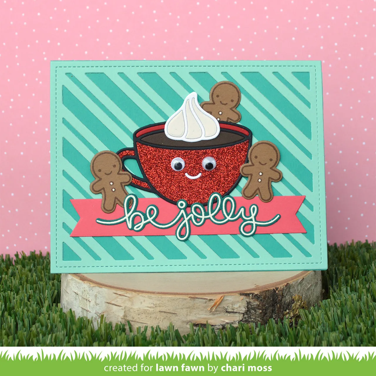Lawn Fawn Lovely Latte Stanzschablonen Kaffeebecher
