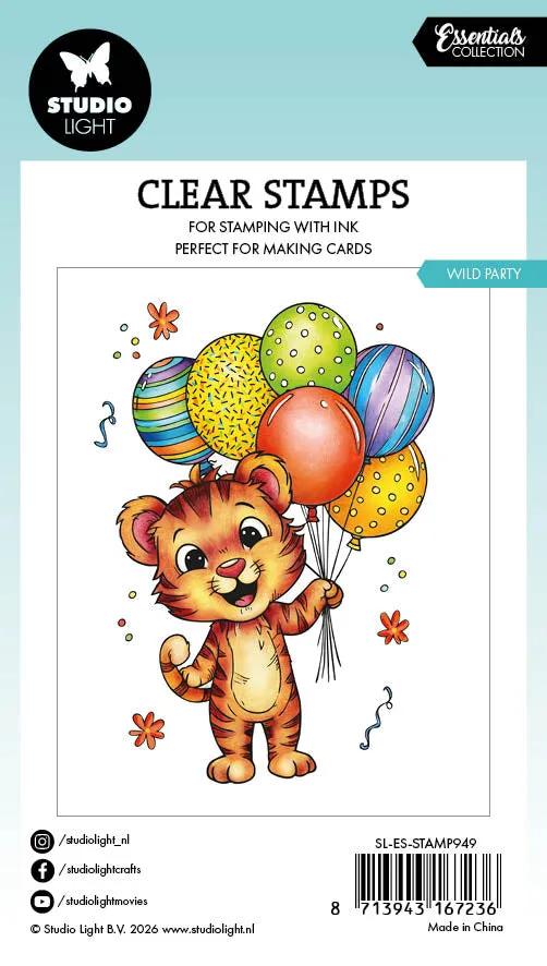 StudioLight Essentials Wild Party Tiger Stempelset Tier