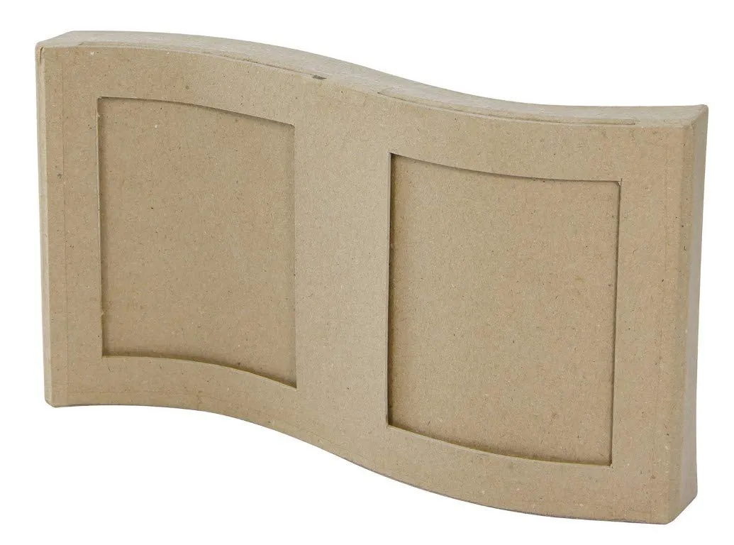 Décopatch CD690O Rahmen Herz S Pappmaché 8x8cm 5,5x5,5cm