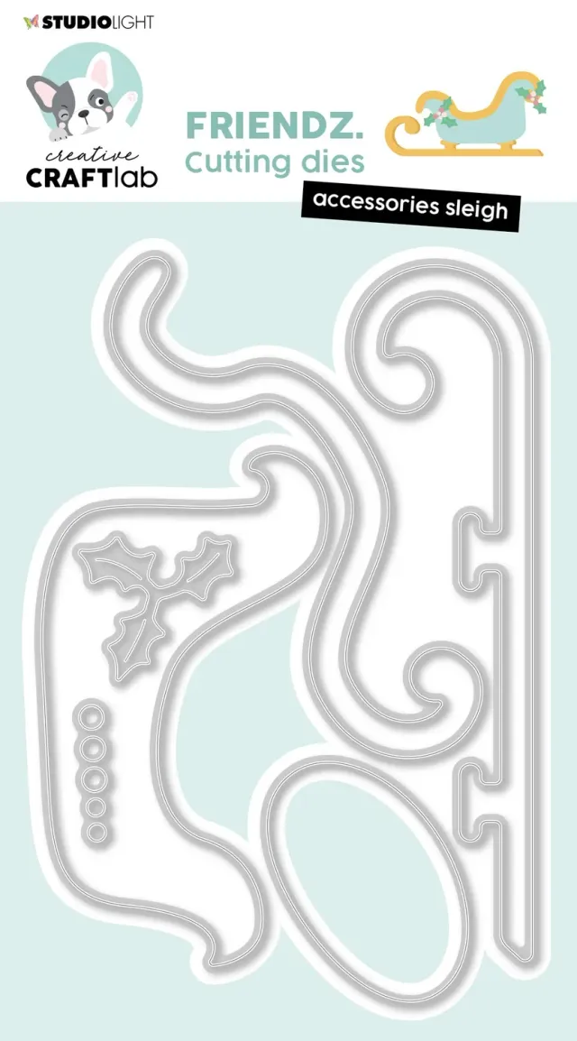 StudioLight Creative Craftlab Friendz Stanzschablone Sleigh Zubehör