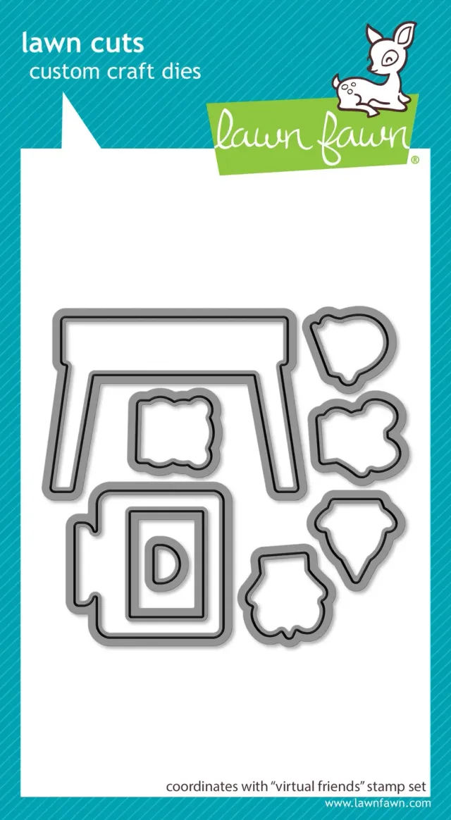 Lawn Fawn Lawn Cuts Virtual Friends Stanzschablone Set