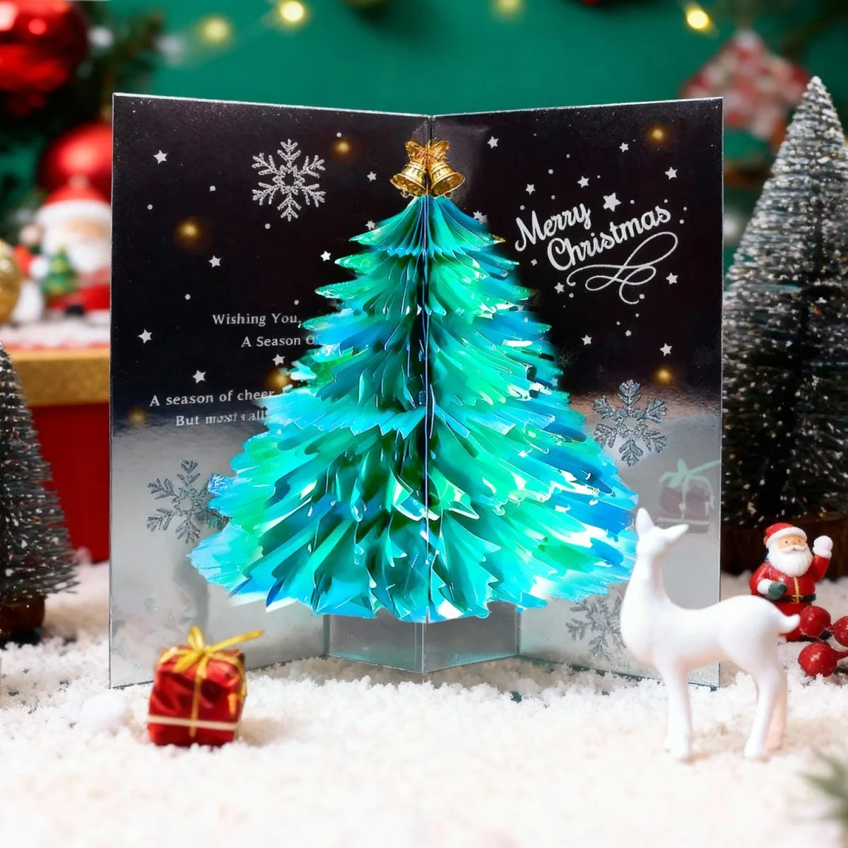 Ieebee 3D Christmas Tree Grußkarte Tannenbaum 1 Stück