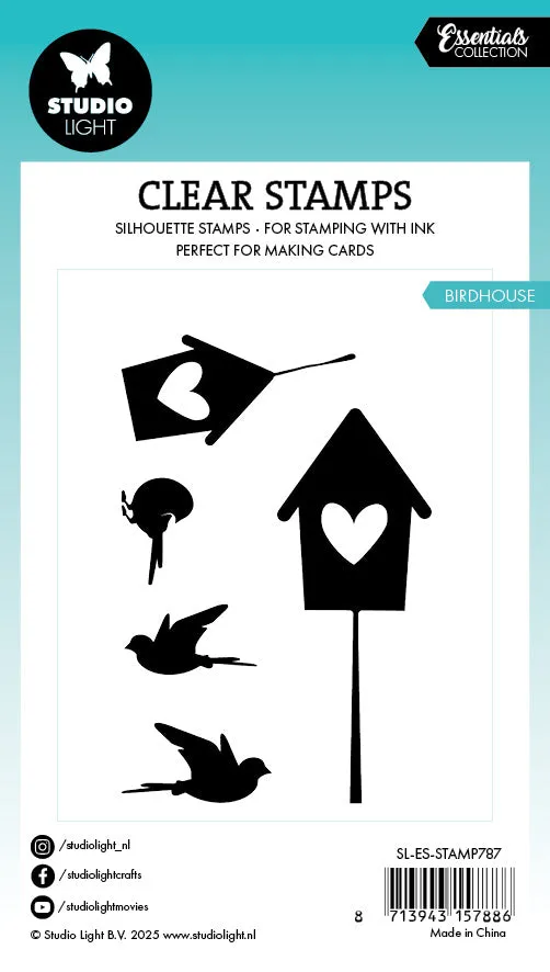 StudioLight Essentials Birdhouse Clear Stamp Vogelhaus
