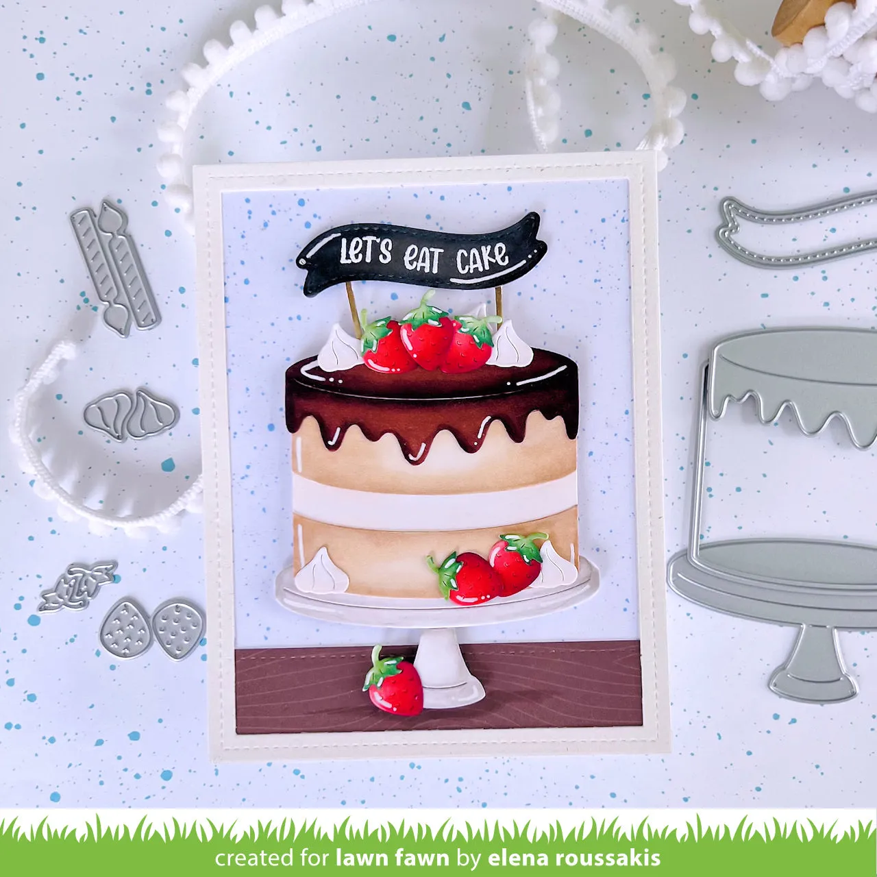 Lawn Fawn Build-a-Cake Lawn Cuts Stanzschablonen 15-teilig