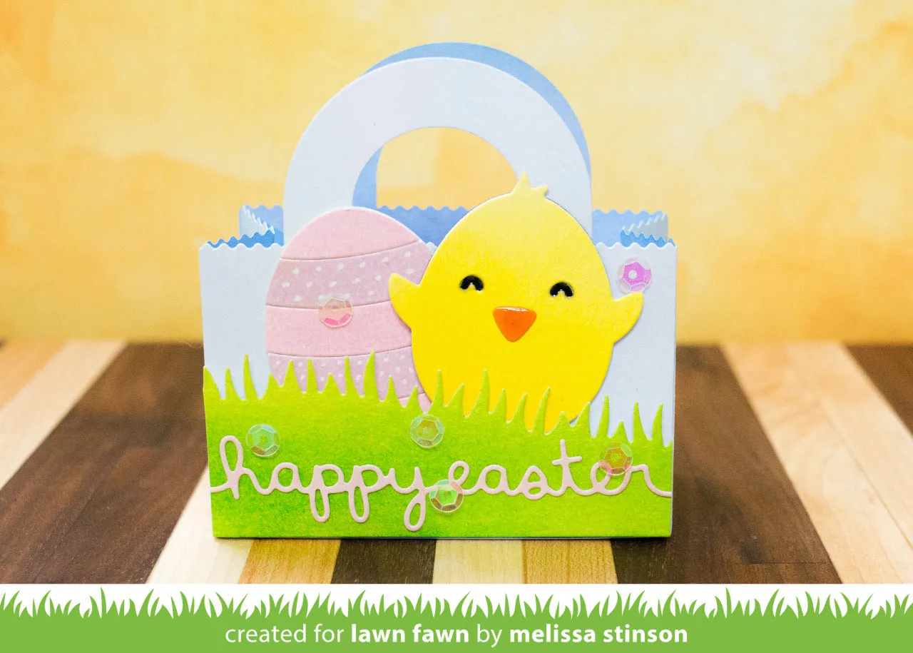 Lawn Fawn Easter Border LF1365 Stanzschablone Schriftzug