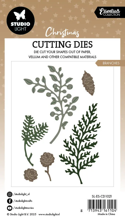 StudioLight Essentials Cutting Die Stanzschablone Branches