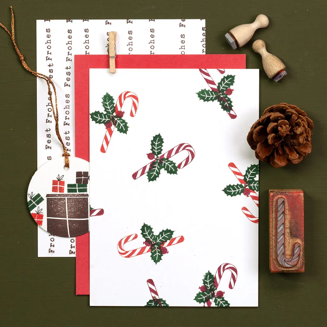 Perlenfischer Candy cane Stempel Zuckerstange 41 mm
