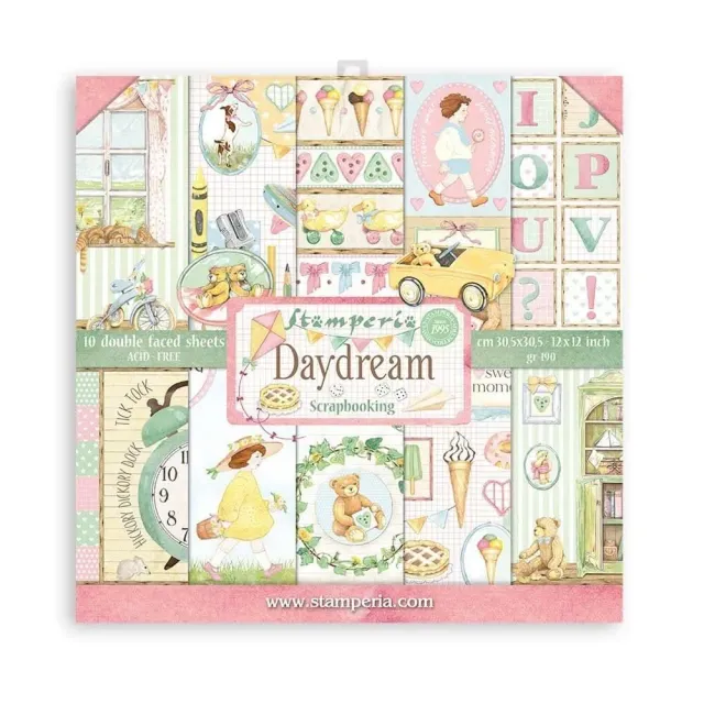 Stamperia Daydream Scrapbooking Pad 15x15 cm 10 Blatt