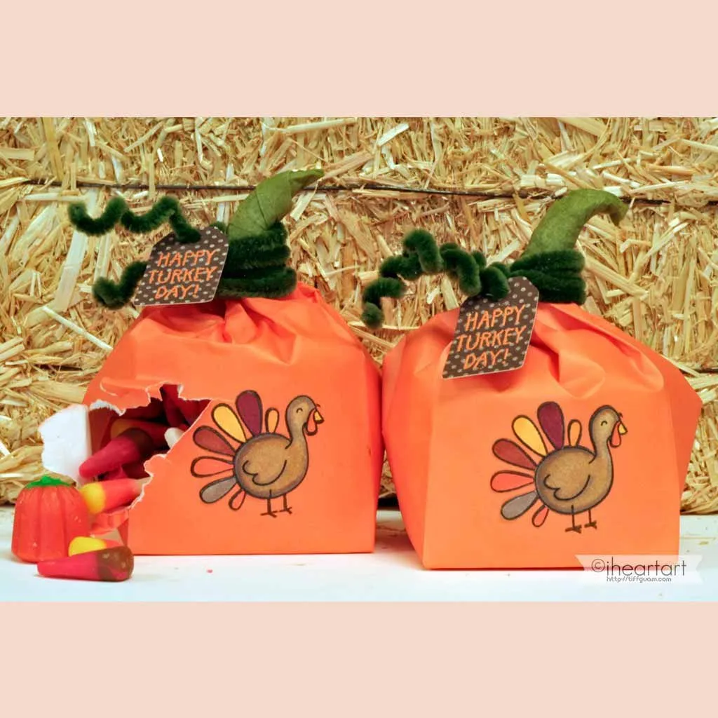 Lawn Fawn Turkey Day LF359 Stempel Mini Truthahn