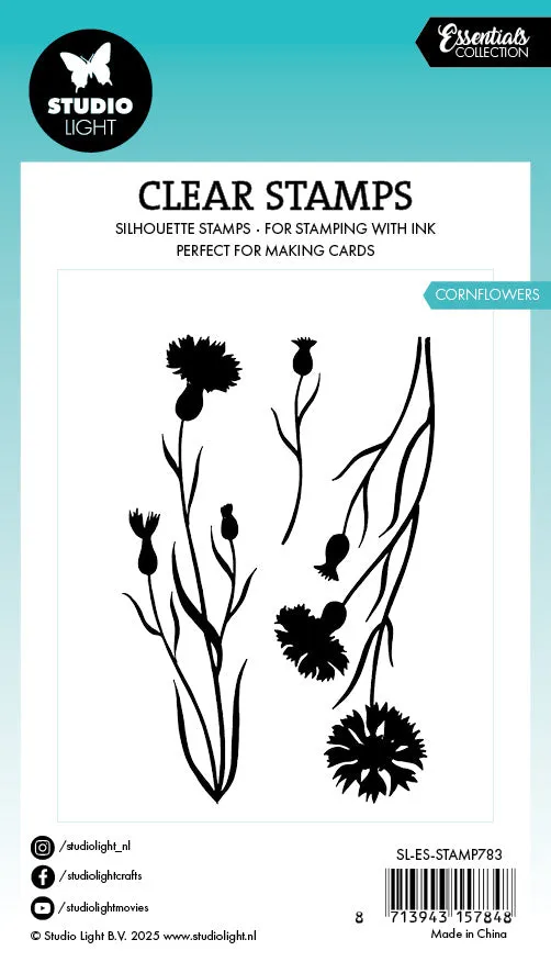 Studio Light Essentials Clear Stamp Kornblumen