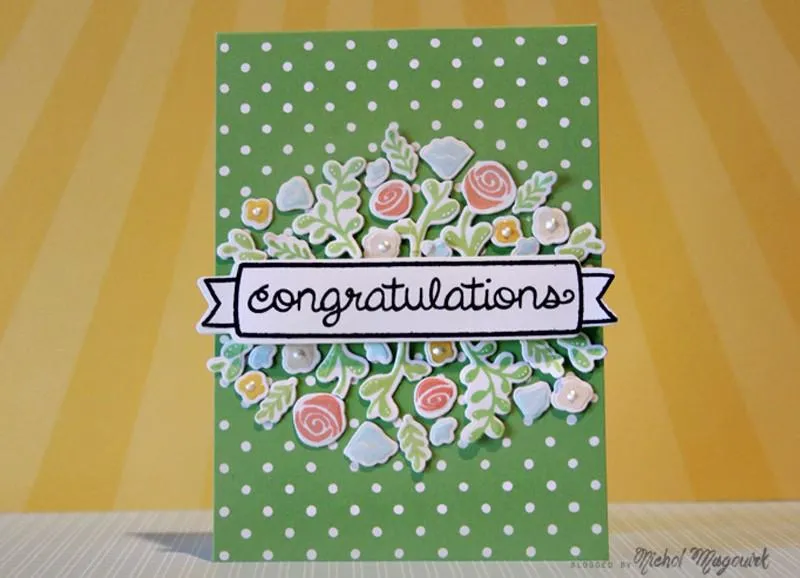 Lawn Fawn Penelopes Blossoms Clear Stamps Blumen 30-teilig
