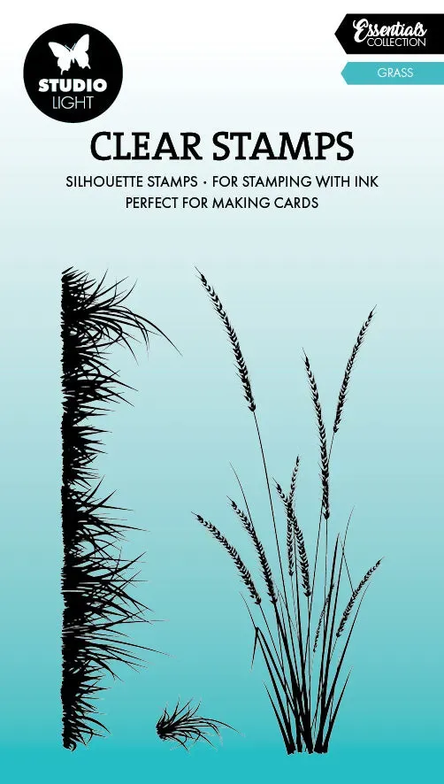 Studio Light Essentials Grass Clear Stamp Gras Hintergrund