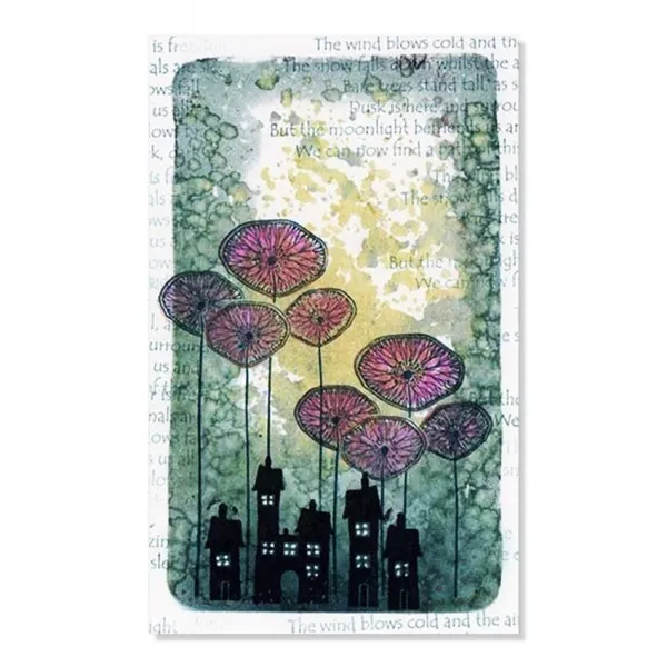 Lavinia Stamps Lunar Buds Stempel Photopolymer