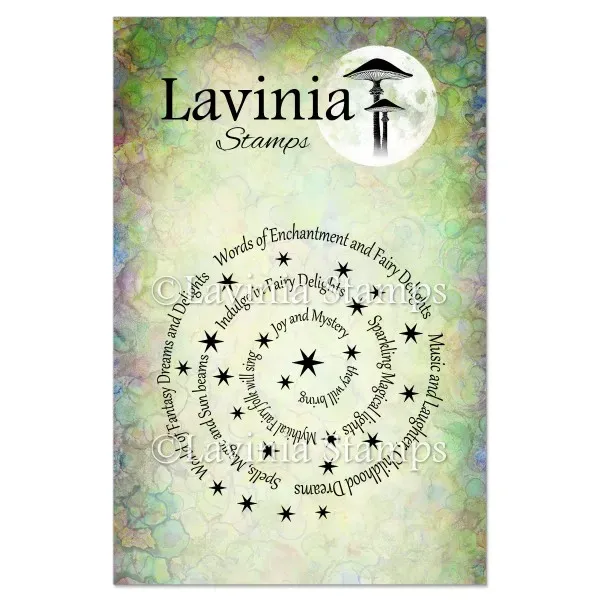 Lavinia Stamps Spiral of Spells Clear Stempel