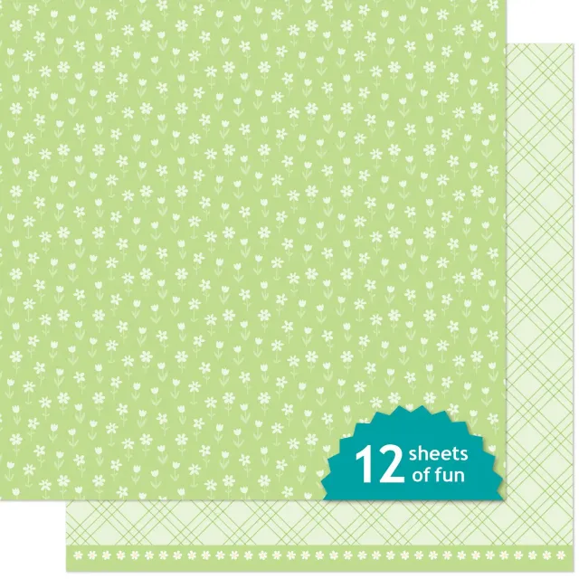 Lawn Fawn Baby's Breath Designpapier 30,5x30,5cm Blumen