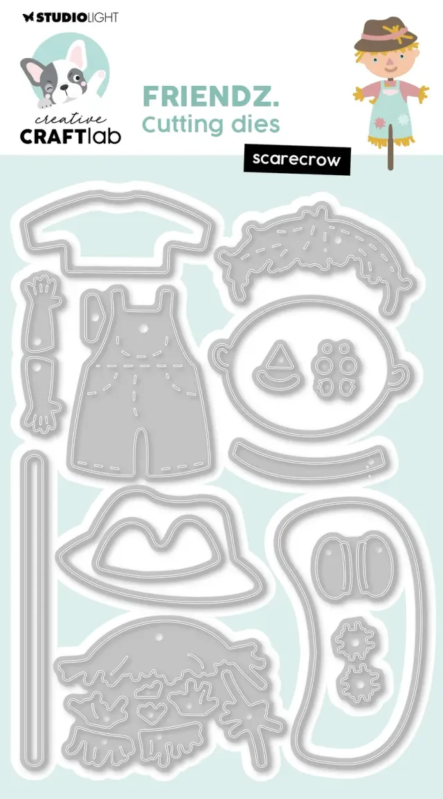 StudioLight Creative Craftlab Friendz Scarecrow Stanzschablone