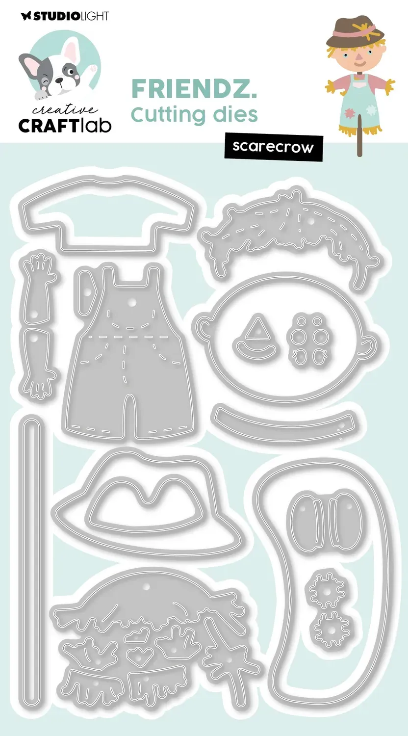 StudioLight Creative Craftlab Friendz Scarecrow Stanzschablone
