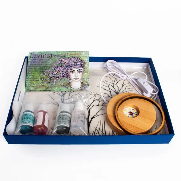 Lavinia Stamps Lamp Kit Birch Tree Bastelset Birke