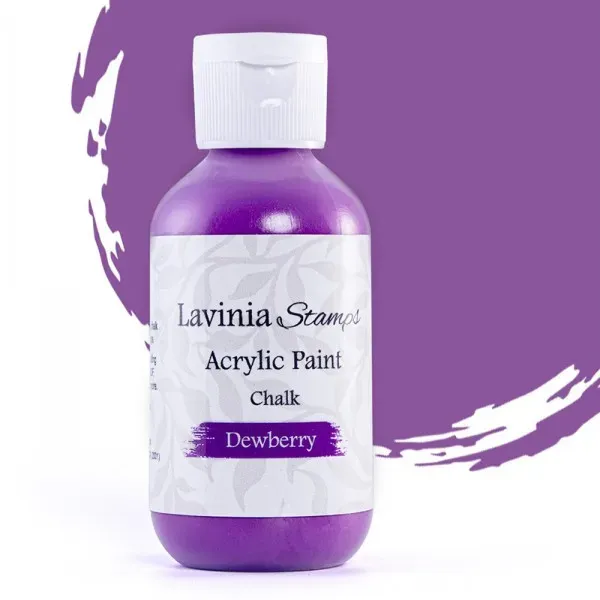 Lavinia Stamps Chalk Acrylic Paint Acrylfarbe Dewberry