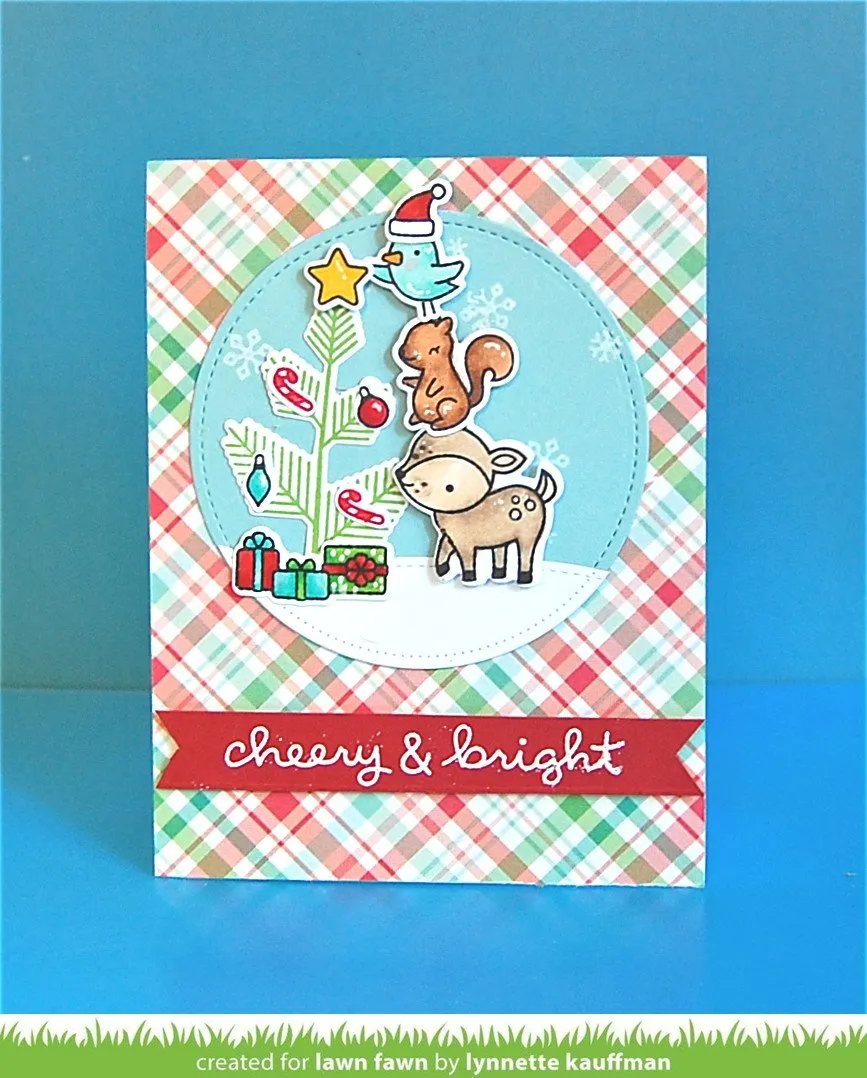 Lawn Fawn Large Dotted Circle Stackables Stanzschablone 4tlg