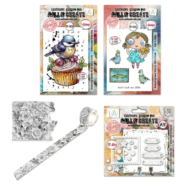 AALL and Create Memorydex Stempel Bundle 5 Set