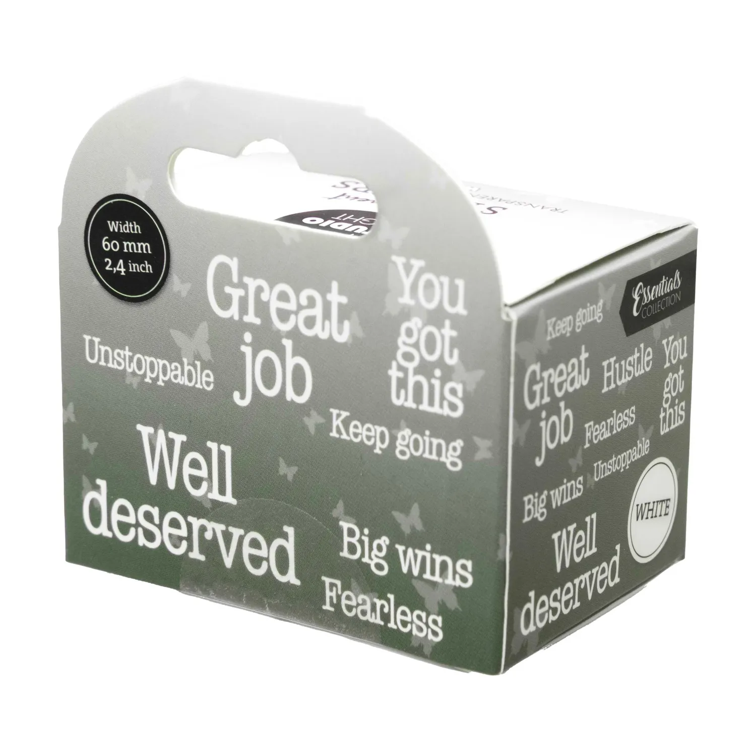 StudioLight Essentials White Big Wins Sticker 5m weiß