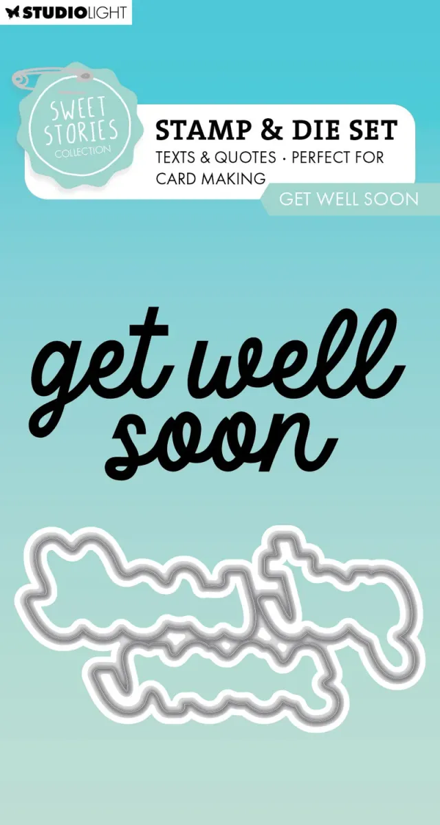 StudioLight Sweet Stories Get well soon Stempel Stanze Set