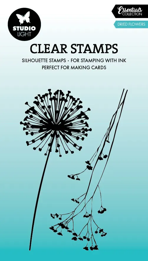 StudioLight Essentials Dried Flowers Clear Stamp Trockenblumen