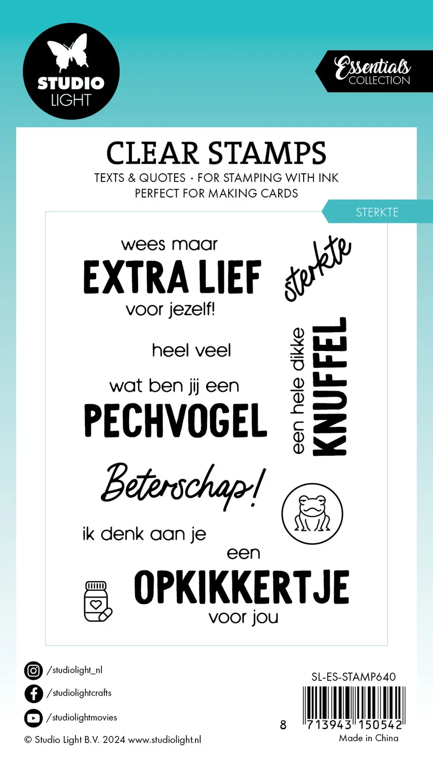 StudioLight Essentials Sterkte Klarsichtstempel 74x105mm niederländisch