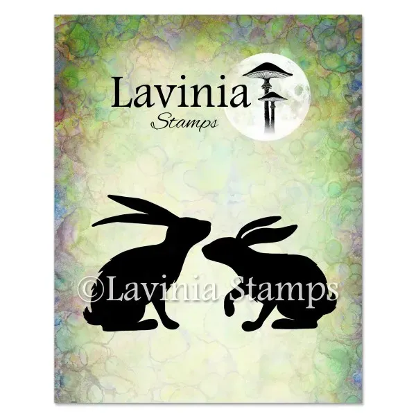 Lavinia Stamps Forest Hares Stempel Photopolymer Hasen