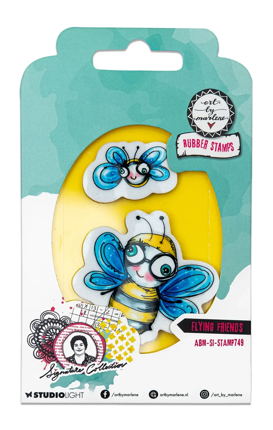 StudioLight Art by Marlene Signature Flying friends Gummistempel