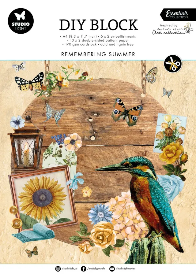StudioLight Essentials Remembering Summer Stanzbogenblock Sommer