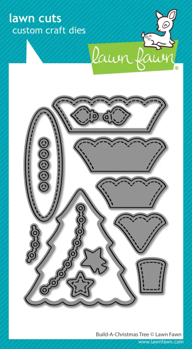 Lawn Fawn Build-a-Christmas Tree LF3513 Stanzschablonen Set