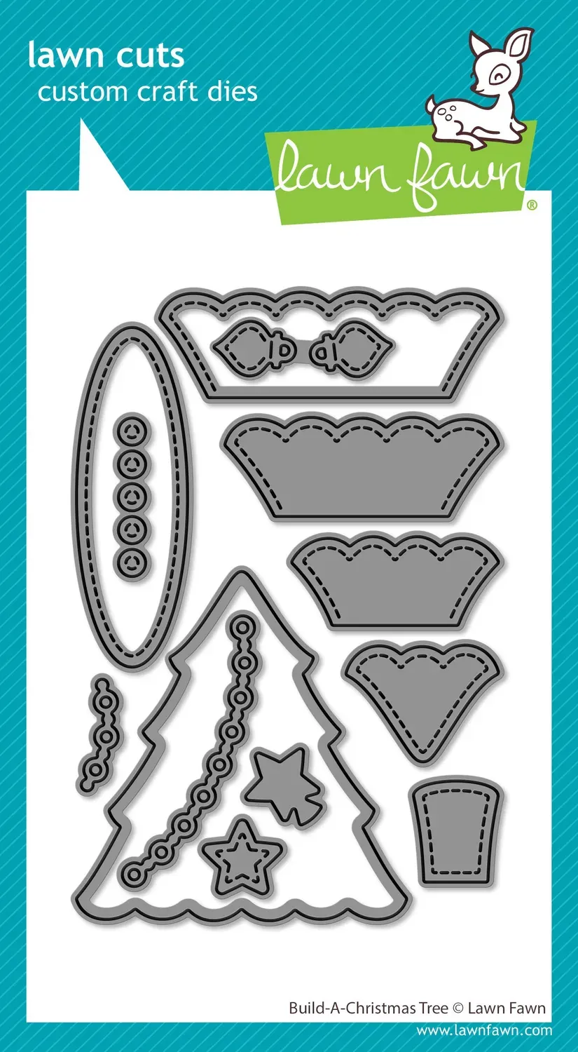Lawn Fawn Build-a-Christmas Tree LF3513 Stanzschablonen Set