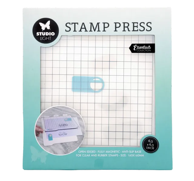StudioLight Essentials Stamp Press Stempelpresse inkl. 2 Magnete
