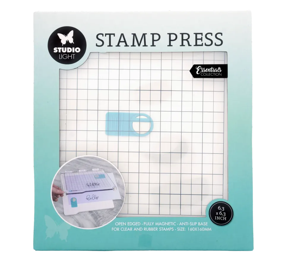 StudioLight Essentials Stamp Press Stempelpresse inkl. 2 Magnete