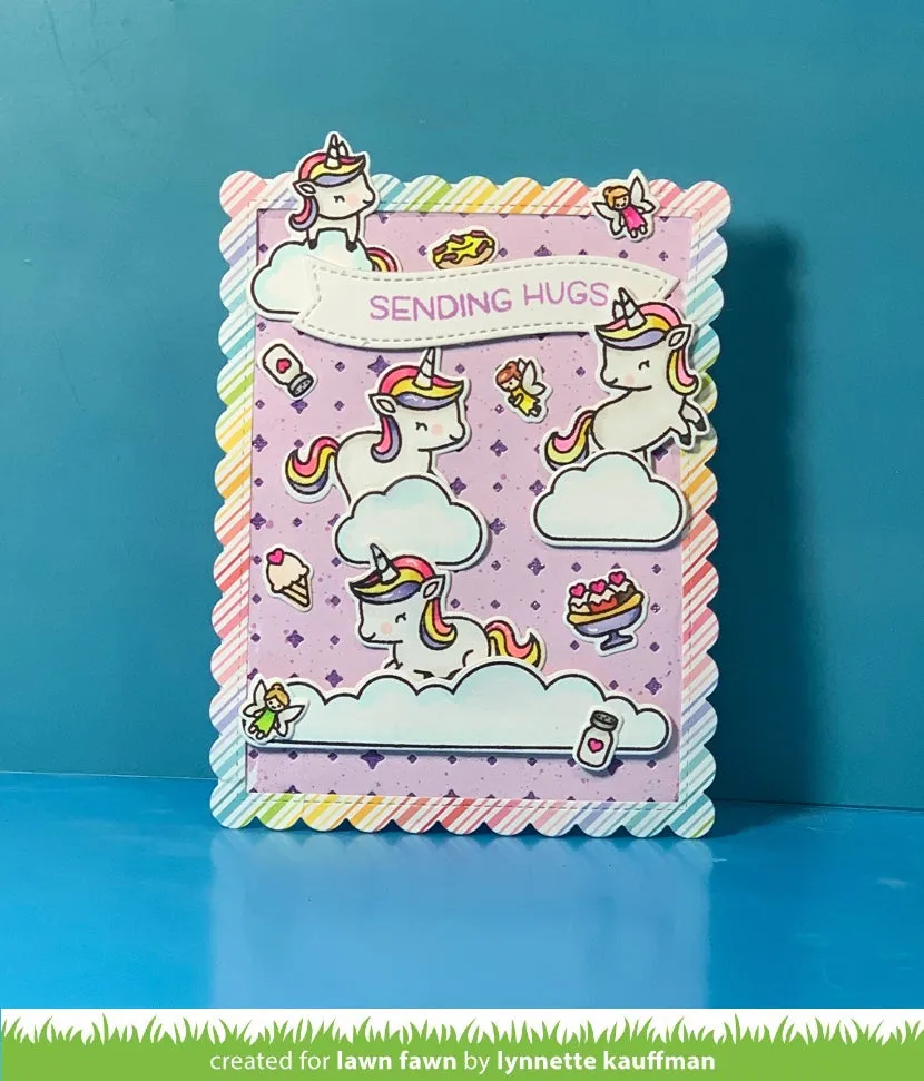 Lawn Fawn Sparkle Backdrop LF2353 Stanzschablone 14x10,8 cm