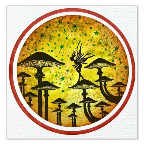 Lavinia Stamps Forest Mushroom Stempel Pilze Photopolymer