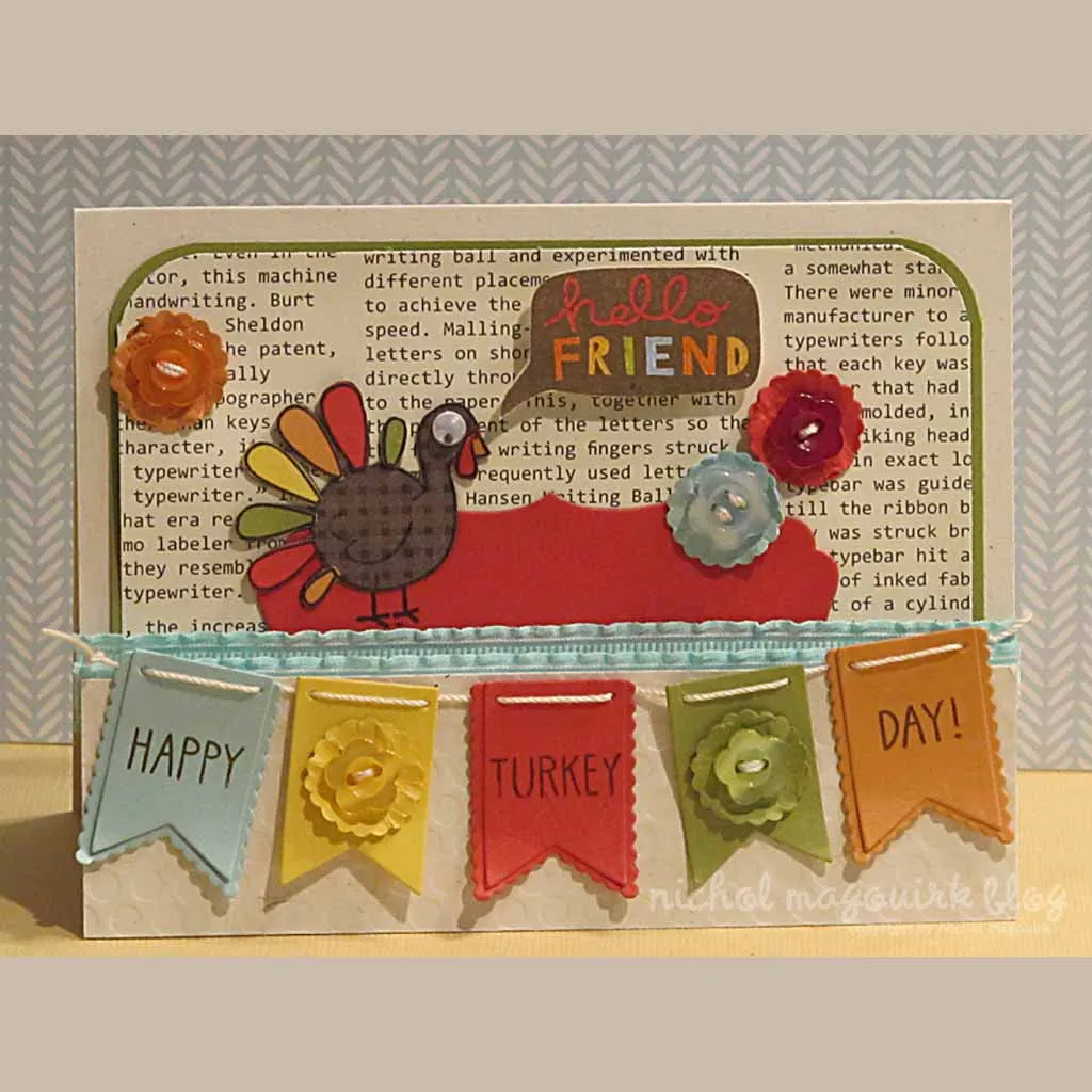 Lawn Fawn Turkey Day LF359 Stempel Mini Truthahn